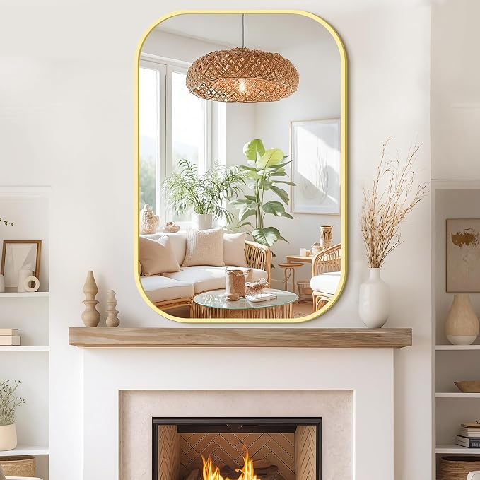 Bathroom Mirror for Wall, HD Reflection Shatterproof Mirror for Living Room - Image 7