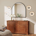 VooBang Wide Arched Wall Mirror, 38 x 40 inch Arch Bathroom Mirror, Wall by VooBang