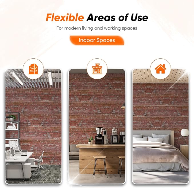 IZODEKOR 3D Wall Panels Brick Effect - Image 9