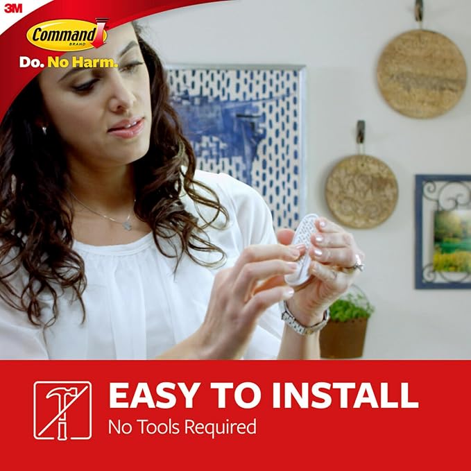 Command 5 lb Large Utility Hooks, 14 Hooks and 16 Strips, Damage-Free Hanging - Image 4