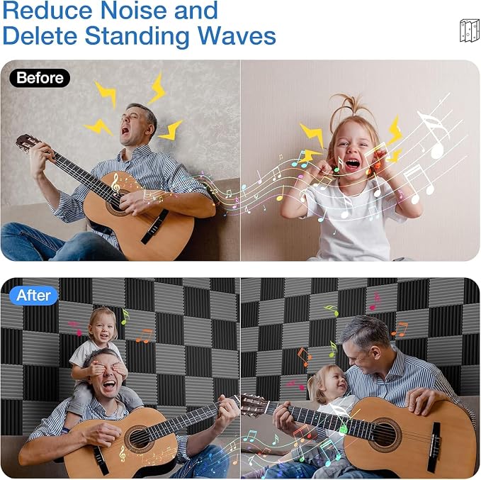 12 Pack Self-Adhesive Acoustic Panels - Image 5