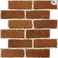 COMSTICKC 3D Faux Brick Wall Panels Peel and Stick Wall Stickers, Small Size by COMSTICKCDECOR