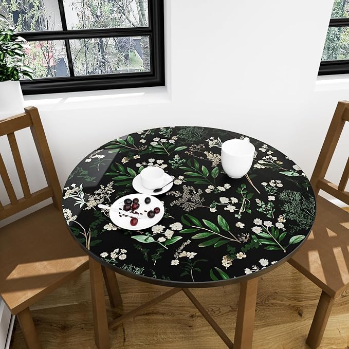 Laatse Dark Floral Wallpaper Peel and Stick Green Leaf Wallpaper Vintage - Image 7