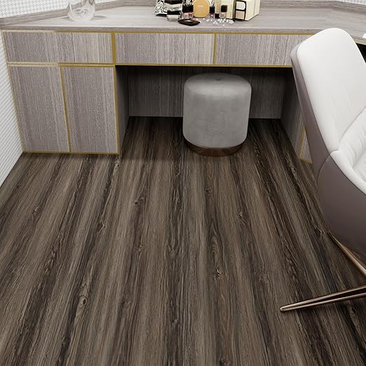 Wood Grain Peel and Stick Floor Tiles – 11.8” Width, Full Roll Length of 118" – - Image 6