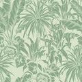 FLFK Tropical Leaf Peel and Stick Wallpaper 16" x 128" Green Wallpaper Modern by FLFK