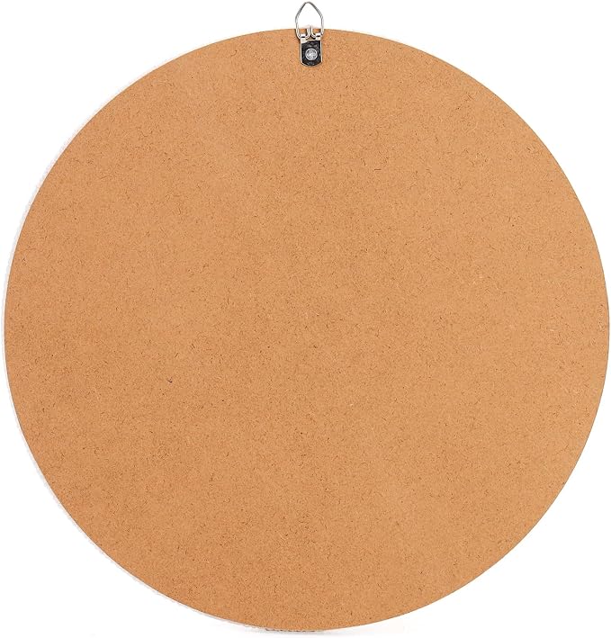 Eorbow Boho Wall Mounted Mirror, 12 Inch Round Wooden Bead Hanging Mirrors - Image 3