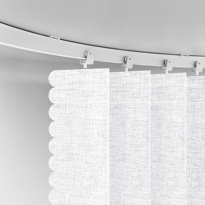 Room Divider Curtain Sets with Flexible Ceiling Track, Privacy Soundproof - Image 4