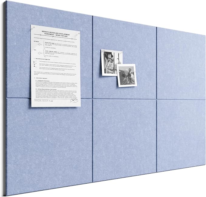 Bumusty Large Cork Board 36" x 24" Alternative by BUMUSTY