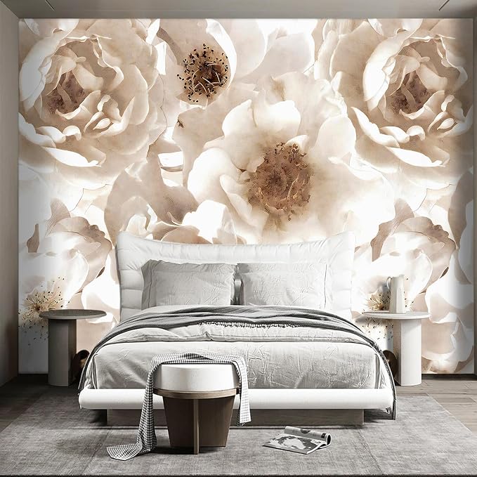 Floral wallpeper for Girls Bedroom Modern Flower Living Room wall Mural - Image 2