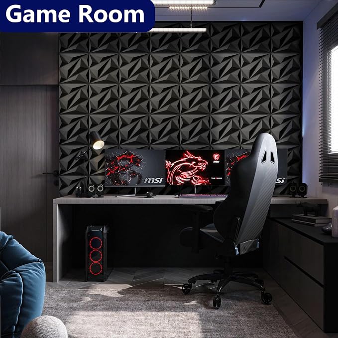 3D Wall Panel for Interior Wall Decor, PVC Wall Panels for Living Room Bedroom - Image 8