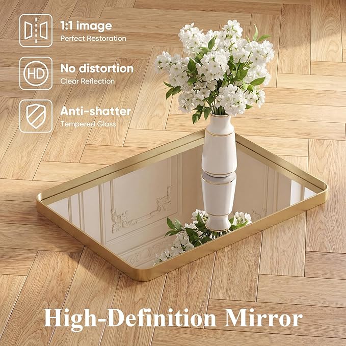 NEWBULIG 24X36 Inch Bathroom Mirror - Image 3