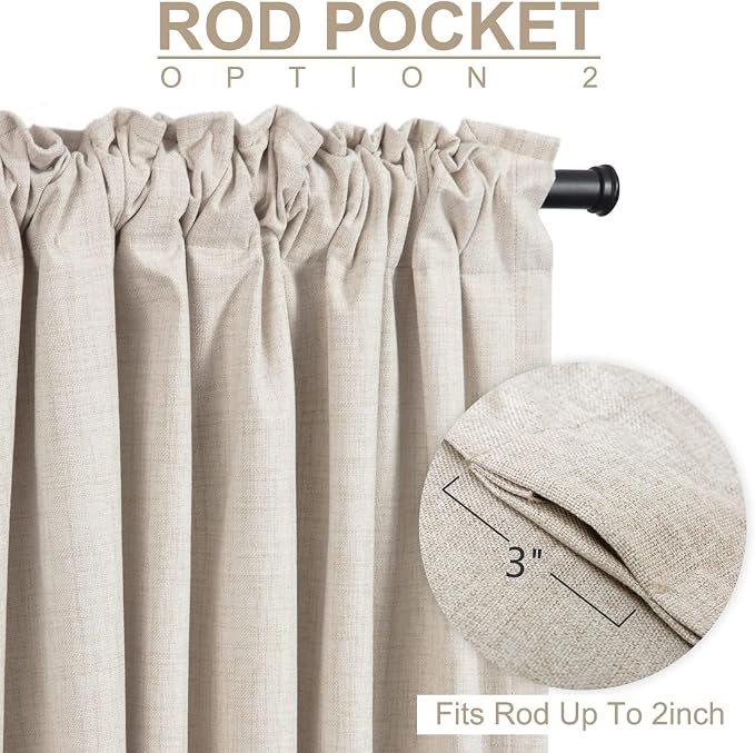 100% Blackout Shield Blackout Curtains - Image 4