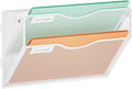 Marbrasse Wall File Holder 2-Tier Hanging Wall File Organizer, Mesh Mail Holder by Marbrasse
