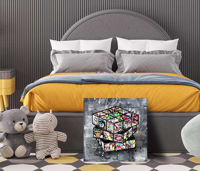 SIXTTART Banksy Canvas Wall-Art - Image 6