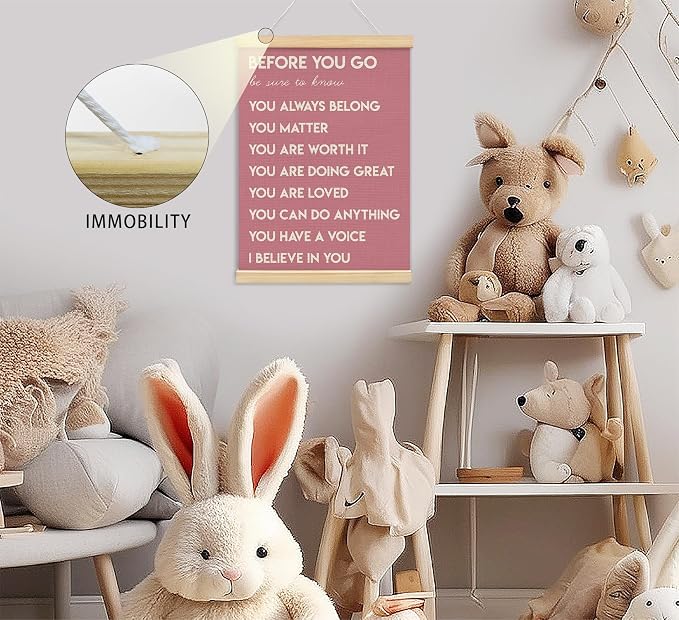 Mental Health Positive Affirmations Inspirational Wall Art Decor, Therapist - Image 5