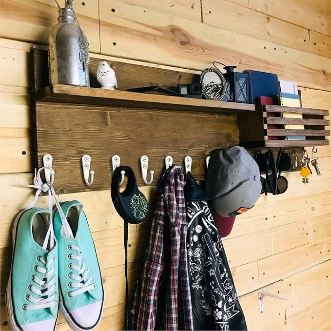 ZAYBOD Coat Hooks for Wall, Decorative Hanging Hooks for Coats, and Bags - Image 2