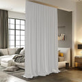 Room Divider Curtains for Ceiling Track Rod, 12.5 ft Wide x 7 ft Tall, 1 Panel by RoomDarkning
