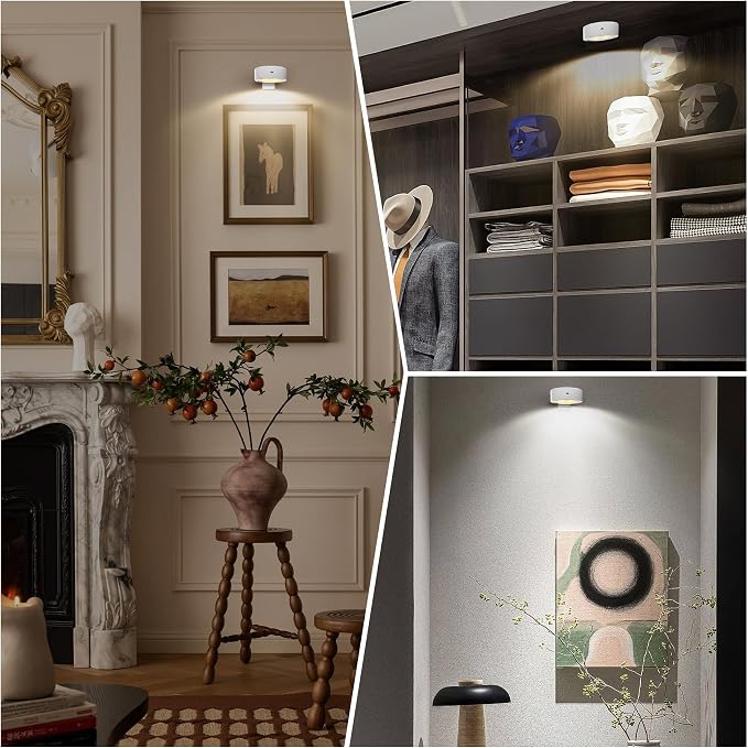 3-Pack Battery Operated Picture Lights Magnetic Painting Light - Image 7