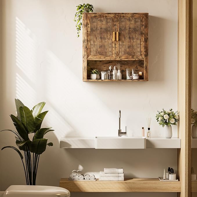 INNOD Bathroom Wall Cabinet, Wall-Mounted Medicine Cabinet - Image 7