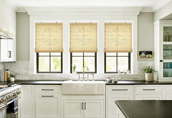 LazBlinds Cordless Bamboo Blinds, Roll Up Shades - Image 5