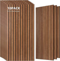 TO-TH Wood-Look Acoustic Wall Panels, 10 Pack 47.2” x 23.6” Acoustic Panels by TO-TH