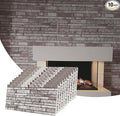 Dundee Deco 3D Wall Panels Faux Brick by DundeeDeco