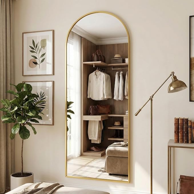 Suidia 56"x15" Arched Full Length Mirror - Image 3