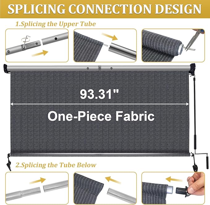 Shade&Beyond Outdoor Roller Shades - Image 4