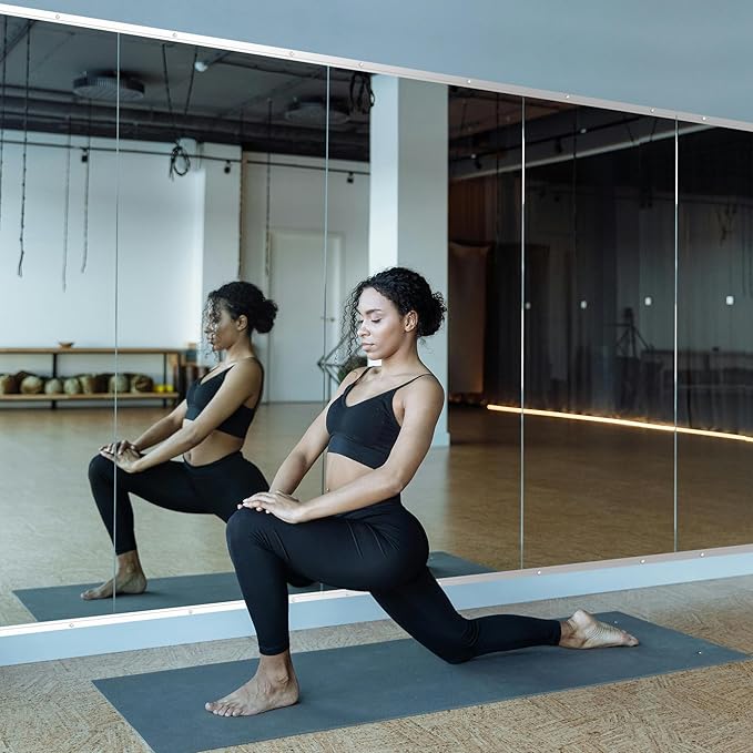Ruomeng Home Gym Mirror, Large Frameless Body Mirror Tempered Glass - Image 4