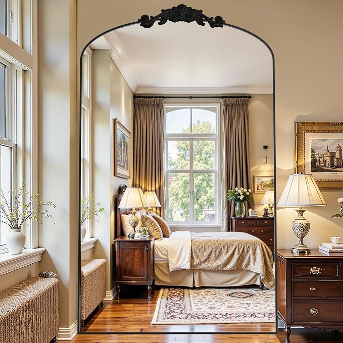 Antok Arched Full Length Mirror, Full Body Mirrors - Image 3