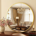 Antok 20 Inch Round Mirror for Wall, Round Bathroom Mirror, Circle Wall Mirrors by AntokMirror