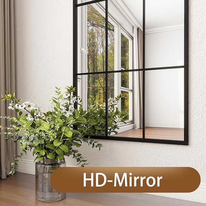 Mirror Full Length, Oversize Farmhouse Standing Wall Mirrors Hanging or Leaning - Image 6