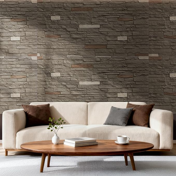 Faux Stone Brick Wall Panels, Lightweight PU Faux Rock Wall Panels, Easy DIY - Image 7
