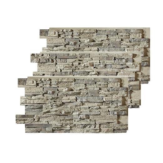 AZ Faux High-Density Polyurethane Faux Stone Wall Covering Panels by AZFaux