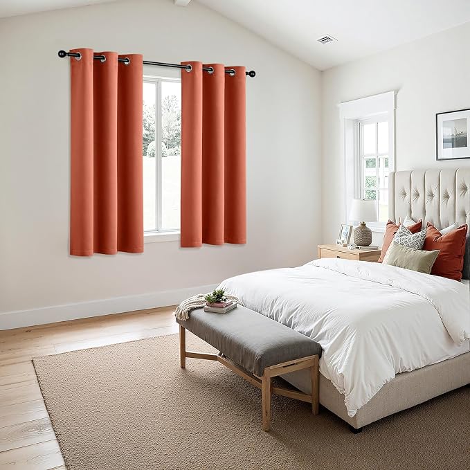 MIULEE Blackout Curtains for Bedroom Living Room 2 Panels, Thermal Insulated - Image 6