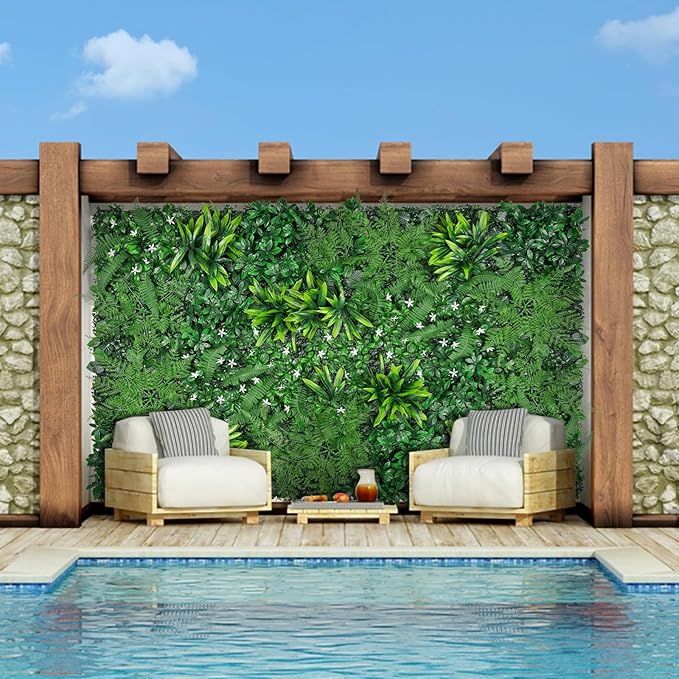 Grooy Grass Wall, Artificial Boxwood Panels 40"x120", Privacy Hedge Fence Screen - Image 3