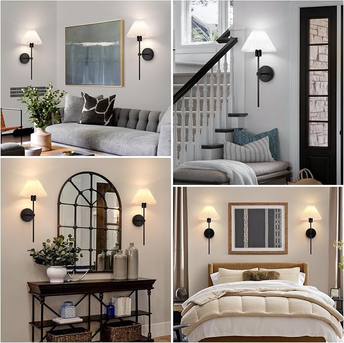 Rechargeable Battery Operated Wall Sconces Sets of 2, 15 Colors Wireless Wall - Image 7