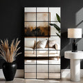 Window Mirrors for Wall Decor, Large Wall Mirrors Decorative Window Pane 28 x 55 by Unknown