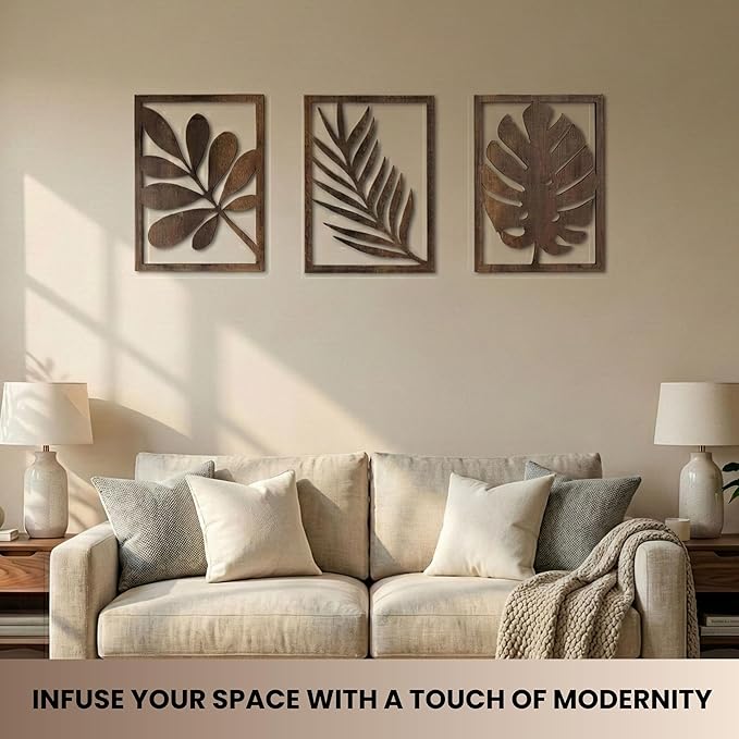 qmmp Modern Wooden Wall Sculptures - Image 2