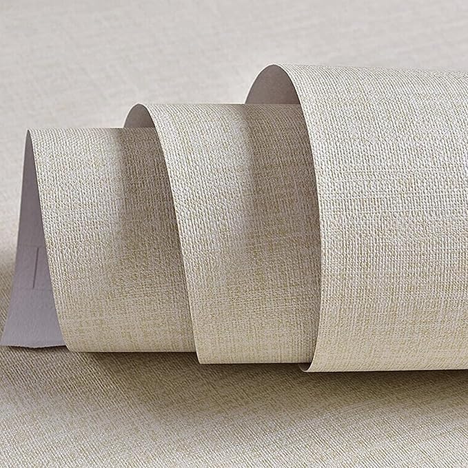 TANONE Contact Paper Peel and Stick, Grasscloth Wallpaper Self Adhesive by TANONE