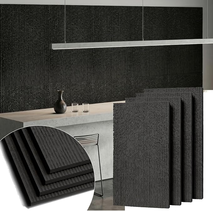 VooBang 4 Pack 3D Wall Panels, Waterfall Stone Texture PU Wall Panels, Accent - Image 7