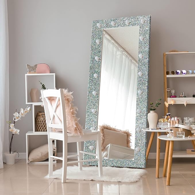 CRE8TIVE Silver Holographic Glitter Wallpaper Border Fabric Glitter Wallpaper - Image 3