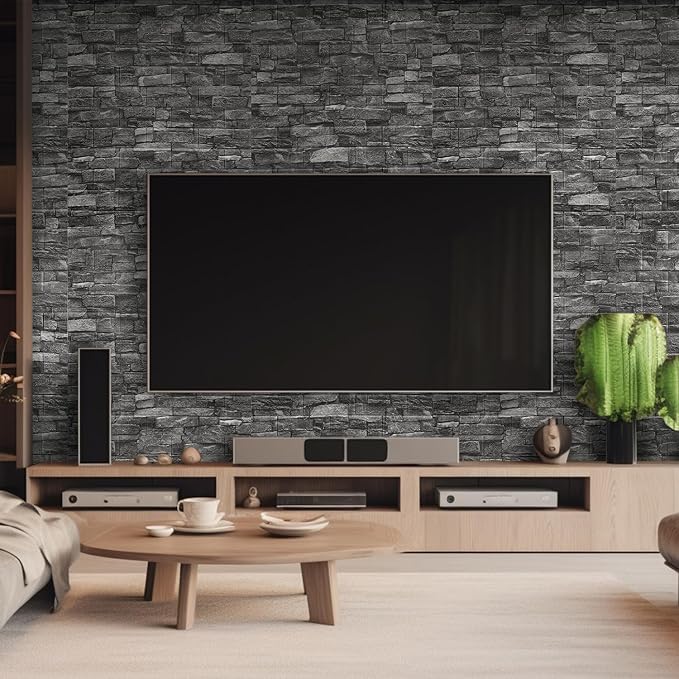 Yutianli 20PSC 3D Wall Panels Peel and Stick Faux Brick Wall Panels - Image 2