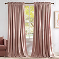 NICETOWN Dusty Pink Velvet Curtains by NICETOWN
