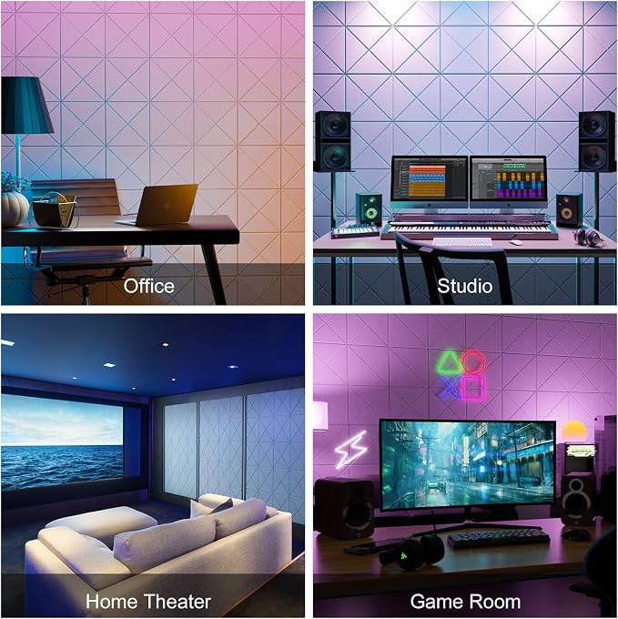 Sonicism 22 Pack X-Lined Acoustic Panels - Image 5