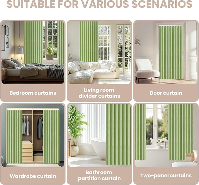 AJAZZ Blackout Magnetic Door Curtain - Image 6