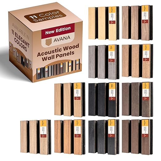 Avana Acoustic Wall Panels Color Samples Pack by AvanaHome
