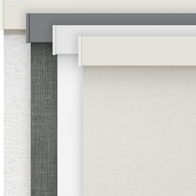 AOSKY Custom Linen Roller Blinds Shades by AOSKY