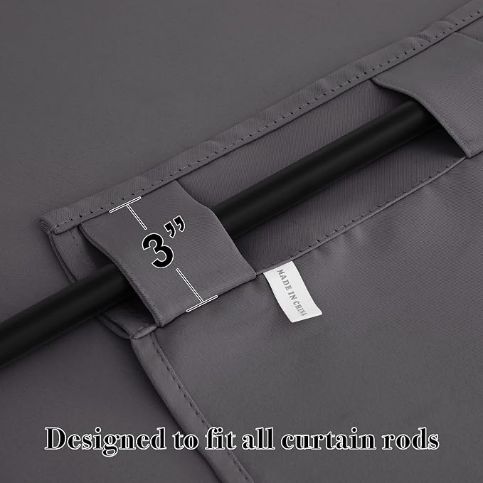 RYB HOME Blackout Curtains for Bedroom, Window Shades Thermal Insulating - Image 6
