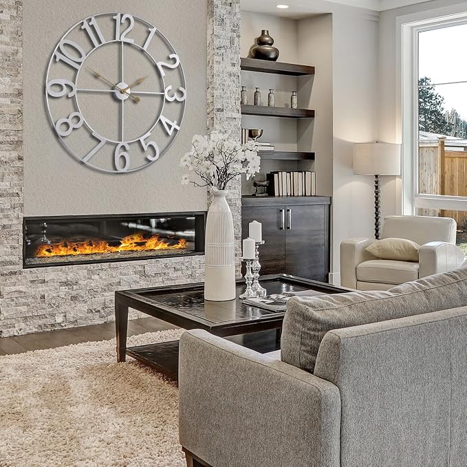 Sorbus Large Wall Clock for Living Room Decor - Image 2